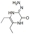 2,3-Pyrazinedione,5,6-diethyl-1,4-dihydro-,monohydrazone(9CI) CAS#: 140911-27-9