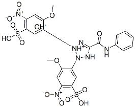2,3-bis(2-methoxy-4-nitro-5-sulfophenyl)-5-((phenylamino)carbonyl)-2H-tetrazolium hydroxide CAS#: 117038-70-7