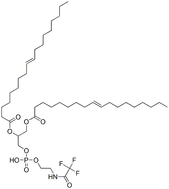 2,3-bis[[(E)-octadec-9-enoyl]oxy]propoxy-[2-[(2,2,2-trifluoroacetyl)am ino]ethoxy]phosphinic acid CAS#: 138898-69-8