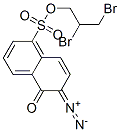 2,3-dibromopropyl 6-diazo-5,6-dihydro-5-oxonaphthalene-1-sulphonate CAS#: 42372-37-2