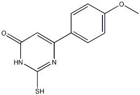 2,3-dihydro-6-(4-methoxyphenyl)-2-thioxo-4(1H)-Pyrimidinone CAS#: 33166-87-9