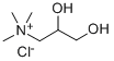 (2,3-dihydroxypropyl)trimethylammonium chloride CAS#: 34004-36-9
