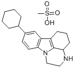 2,3,3A,4,5,6-HEXAHYDRO-8-CYCLOHEXYL-1H-PYRAZINO[3,2,1-J,K]CARBAZOLE MESYLATE CAS#: 135991-95-6