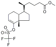 2,3,3a,6,7,7a-Hexahydro-5',7a-diMethyl-4-hydroxy-indene-(1R)-1'-pentanoic Acid Methyl Ester 4-O-TrifluoroMethanesulfonate CAS#: 145372-34-5