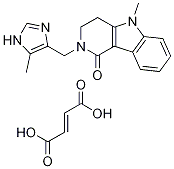 2,3,4,5-Tetrahydro-5-methyl-2-[(5-methyl-1H-imidazol-4-yl)methyl]- 1H-pyrido[4,3-b]indol-1-one (2Z)-2-butenedioate CAS#: 122852-43-1