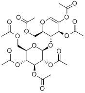 2,3,6-TRI-O-ACETYL-4-O-(2,3,4,6-TETRA-O-ACETYL-BETA-D-GLUCOPYRANOSYL)-1,5-ANHYDRO-D-ARABINO-HEX-1-ENITOL CAS#: 35526-17-1