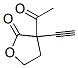 2(3H)-Furanone, 3-acetyl-3-ethynyldihydro- (9CI) CAS#: 127783-39-5