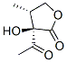 2(3H)-Furanone, 3-acetyldihydro-3-hydroxy-4-methyl-, (3R-trans)- (9CI) CAS#: 141979-34-2