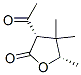 2(3H)-Furanone, 3-acetyldihydro-4,4,5-trimethyl-, cis- (9CI) CAS#: 136829-86-2