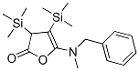 2(3H)-Furanone,  5-[methyl(phenylmethyl)amino]-3,4-bis(trimethylsilyl)- CAS#: 300809-96-5