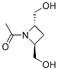 2,4-Azetidinedimethanol, 1-acetyl-, trans- (9CI) CAS#: 156720-61-5