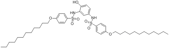 2,4-Bis(4-(Dodecyloxy)Benzenesulfonamido)Phenol CAS#: 136582-09-7