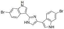 2,4-Bis(6-bromo-1H-indol-3-yl)-1H-imidazole CAS#: 134029-43-9