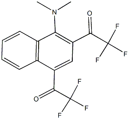 2,4-Bis(trifluoroacetyl)-1-(N,N-dimethylamino)naphthalene CAS#: 115975-33-2