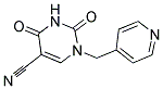 2,4-DIOXO-1-(4-PYRIDINYLMETHYL)-1,2,3,4-TETRAHYDRO-5-PYRIMIDINECARBONITRILE CAS#: 341966-23-2