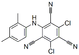 2,4-Dichloro-6-[(2,4-dimethylphenyl)amino]-1,3,5-benzenetricarbonitrile CAS#: 35727-83-4