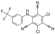 2,4-Dichloro-6-[[3-(trifluoromethyl)phenyl]amino]-1,3,5-benzenetricarbonitrile CAS#: 35728-02-0