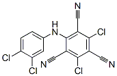 2,4-Dichloro-6-[(3,4-dichlorophenyl)amino]-1,3,5-benzenetricarbonitrile CAS#: 35728-03-1