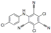 2,4-Dichloro-6-[(4-chlorophenyl)amino]-1,3,5-benzenetricarbonitrile CAS#: 35728-00-8