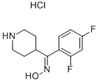 2,4-Difluorophenyl-(4-piperidinyl)methanone oxime hydrochloride CAS#: 135634-18-3
