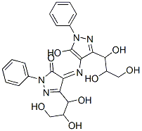 2,4-Dihydro-4-[[5-hydroxy-1-phenyl-3-(1,2,3-trihydroxypropyl)-1H-pyrazol-4-yl]imino]-5-(1,2,3-trihydroxypropyl)-2-phenyl-3H-pyrazol-3-one CAS#: 35454-88-7