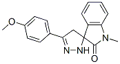 2',4'-Dihydro-5'-(4-methoxyphenyl)-1-methylspiro[3H-indole-3,3'-[3H]pyrazol]-2(1H)-one CAS#: 40526-77-0