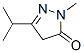 2,4-Dihydro-5-isopropyl-2-methyl-3H-pyrazol-3-one CAS#: 31272-05-6