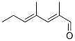 2,4-Dimethyl-2,4-heptadienal CAS#: 42452-48-2