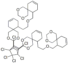 2,4-Dioxaspiro5.5undec-8-ene, 3,3-(1,4,5,6,7,7-hexachloro-5-norbornen-2,3-ylene)bis(methyleneoxyethylene)bis- CAS#: 3006-34-6