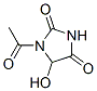 2,4-Imidazolidinedione, 1-acetyl-5-hydroxy- (9CI) CAS#: 124443-50-1