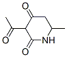 2,4-Piperidinedione, 3-acetyl-6-methyl- (9CI) CAS#: 127952-78-7