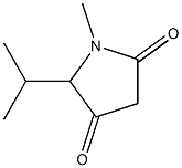 2,4-Pyrrolidinedione,1-methyl-5-(1-methylethyl)-(9CI) CAS#: 115084-81-6