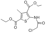 2,4-THIOPHENEDICARBOXYLIC ACID, 5-[(2-CHLOROACETYL)AMINO]-3-METHYL-, DIETHYL ESTER CAS#: 146381-87-5