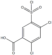 2,4-dichloro-5-(chlorosulphonyl)benzoic acid CAS#: 3740-18-9