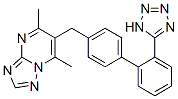2,4-dimethyl-3-[[4-[2-(2H-tetrazol-5-yl)phenyl]phenyl]methyl]-1,5,7,9- tetrazabicyclo[4.3.0]nona-2,4,6,8-tetraene CAS#: 168152-68-9