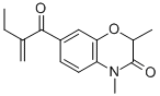 2,4-dimethyl-7-(2-methylene-1-oxobutyl)-2H-1,4-benzoxazin-3(4H)-one CAS#: 116337-82-7