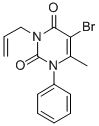 2,4(1H,3H)-Pyrimidinedione, 5-bromo-6-methyl-1-phenyl-3-(2-propenyl)- CAS#: 32000-77-4