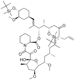 24,32-Bis-O-(tert-butyldimethylsilyl)-FK-506 CAS#: 133941-75-0