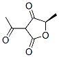 2,4(3H,5H)-Furandione, 3-acetyl-5-methyl-, (5R)- (9CI) CAS#: 136599-12-7