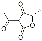 2,4(3H,5H)-Furandione, 3-acetyl-5-methyl-, (5S)- (9CI) CAS#: 136599-11-6