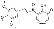 2,4,6-CYCLOHEPTATRIEN-1-ONE, 2-HYDROXY-3-[1-OXO-3-(3,4,5-TRIMETHOXYPHENYL)-2-PROPENYL]- CAS#: 162151-83-9