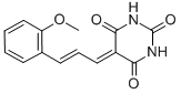 2,4,6(1H,3H,5H)-Pyrimidinetrione, 5-[3-(2-methoxyphenyl)-2-propenylidene]- CAS#: 148119-36-2