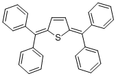2,5-Bis(diphenylmethylene)-2,5-dihydrothiophene CAS#: 136970-50-8