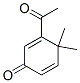 2,5-Cyclohexadien-1-one, 3-acetyl-4,4-dimethyl- (9CI) CAS#: 127701-69-3