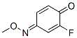 2,5-Cyclohexadiene-1,4-dione,  2-fluoro-,  4-O-methyloxime  (9CI) CAS#: 458-34-4