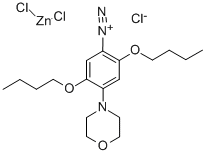 2,5-DIBUTOXY-4-MORPHOLINOBENZENEDIAZONIUM CHLORIDE ZINC CHLORIDE CAS#: 32457-96-8