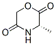 2,5-Morpholinedione,3-methyl-,(3S)-(9CI) CAS#: 127094-71-7
