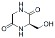 2,5-Piperazinedione, 3-(hydroxymethyl)-, (3R)- (9CI) CAS#: 126766-09-4