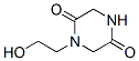 2,5-Piperazinedione,1-(2-hydroxyethyl)-(9CI) CAS#: 143411-79-4