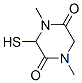 2,5-Piperazinedione,3-mercapto-1,4-dimethyl-(9CI) CAS#: 155090-97-4